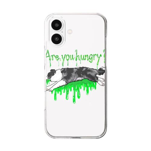ボーダーコリー景虎グッズ Clear Smartphone Case