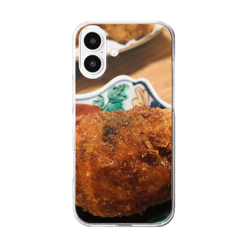 コロッケ Clear Smartphone Case