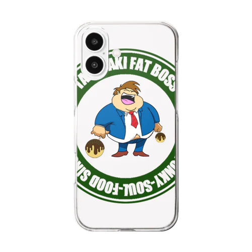 TAKOYAKI FAT BOSS Clear Smartphone Case