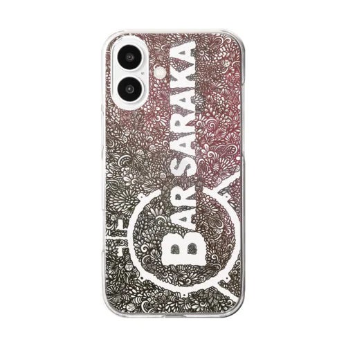 BAR-SARAKA イラストロゴグッズ Clear Smartphone Case