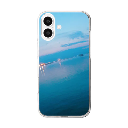 夕方の海 Clear Smartphone Case