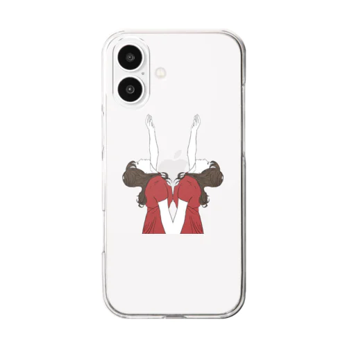 ２人 Clear Smartphone Case