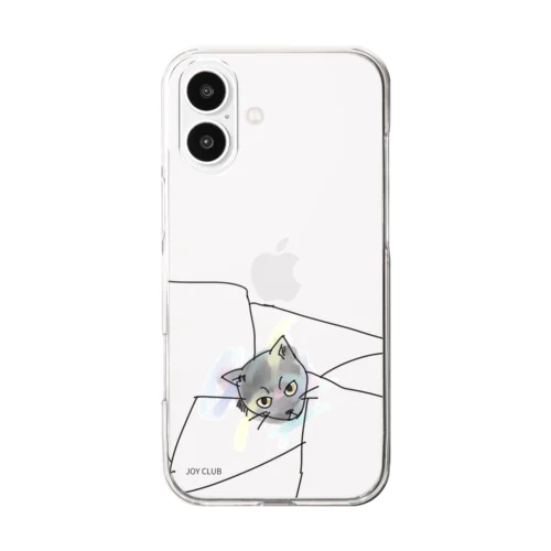 ソファにいるJOYさんクッション Clear Smartphone Case