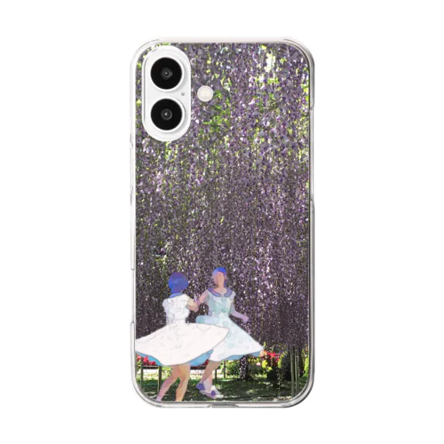ダンスガールズ Clear Smartphone Case
