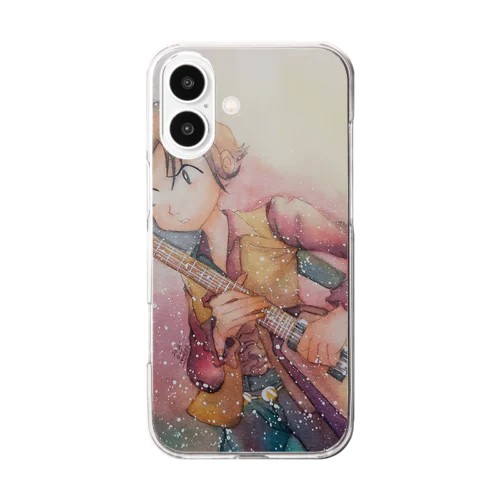 ジミヘン女子☆ Clear Smartphone Case