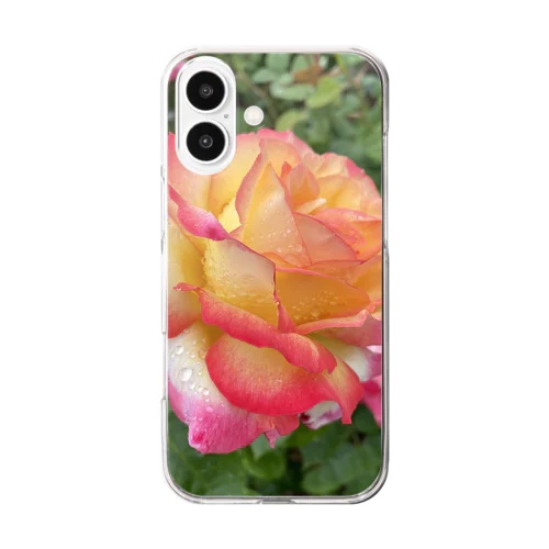 艶やかな薔薇 Clear Smartphone Case