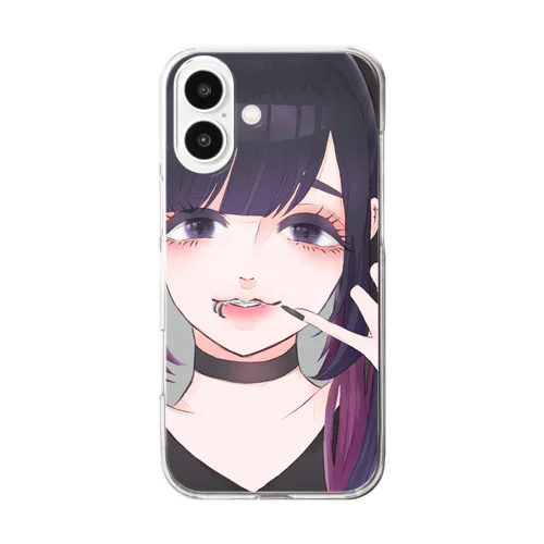 メンヘラ地雷ちゃん Clear Smartphone Case