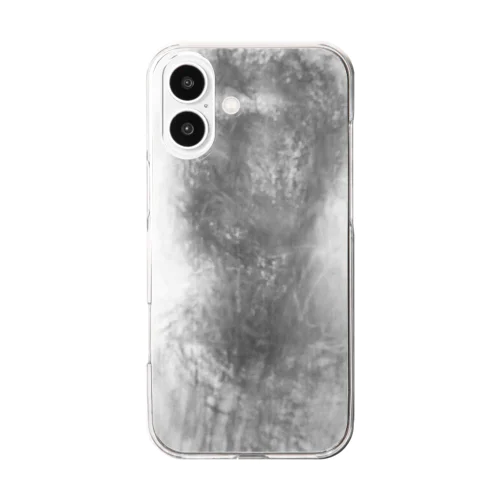 モノクロ Clear Smartphone Case
