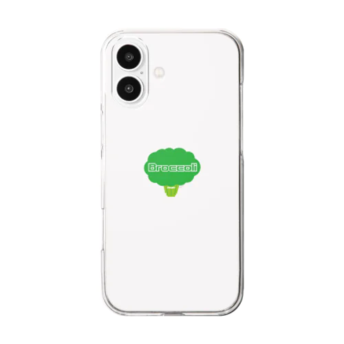 ブロッコリー Clear Smartphone Case