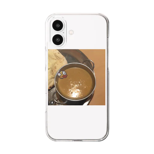 異物混入だ😯 Clear Smartphone Case