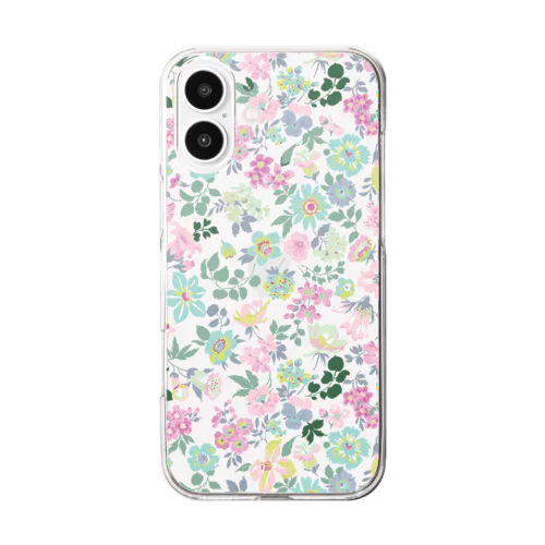 small flower garden(green) Clear Smartphone Case