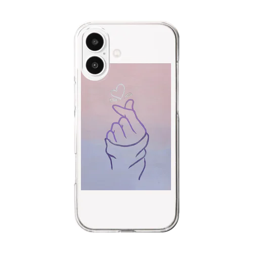キュンです！ Clear Smartphone Case