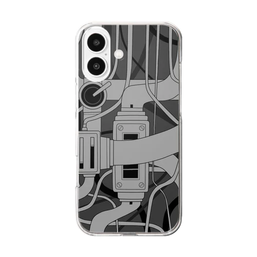 配線××配線 Clear Smartphone Case