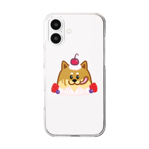 柴犬プリン Clear Smartphone Case