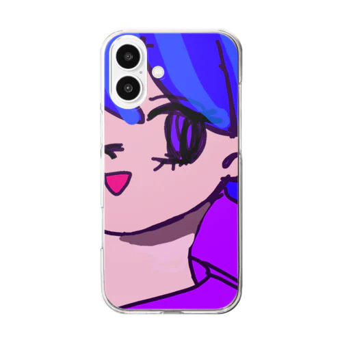 女の子 Clear Smartphone Case