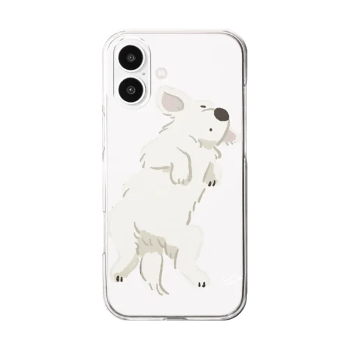 チャリティ/おねんねピレニーズ Clear Smartphone Case