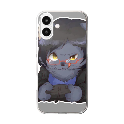 Hello World（ふなねこ） Clear Smartphone Case