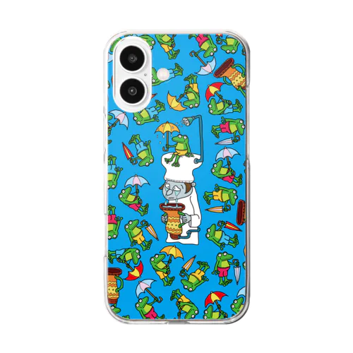 ポロポとカエル４兄弟 Clear Smartphone Case