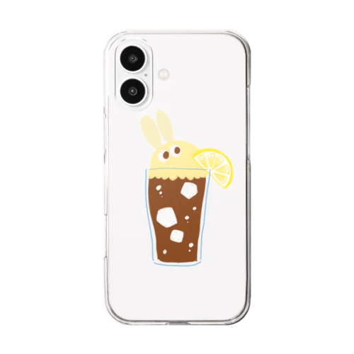 しらたまコーラフロート Clear Smartphone Case
