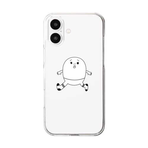 くつ下くん Clear Smartphone Case