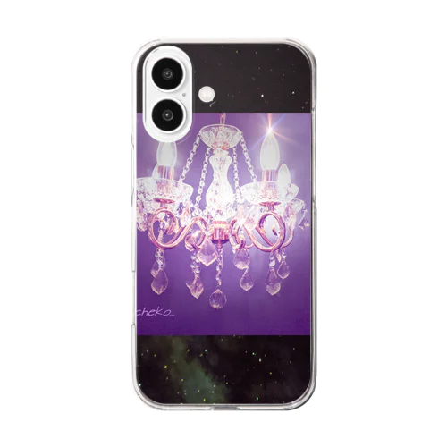 シャンデリー Clear Smartphone Case
