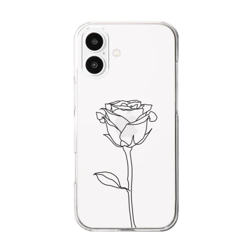 ひとめぼれ Clear Smartphone Case