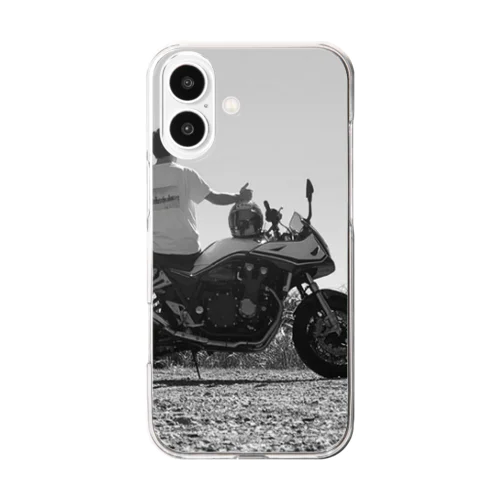 バイク部かつ Clear Smartphone Case