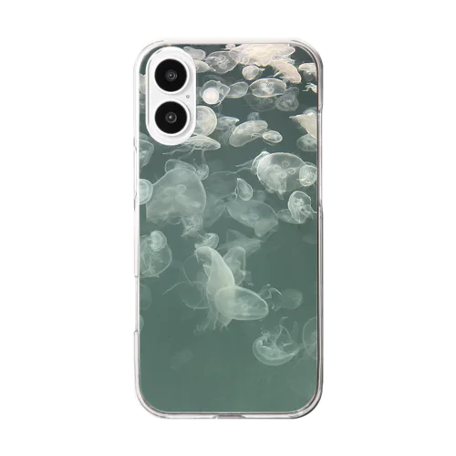 アクアリウム　水クラゲ Clear Smartphone Case
