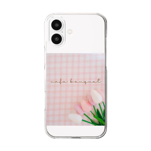 cafe bouquet turip Clear Smartphone Case