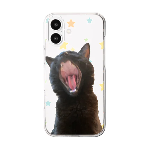 我が家の黒いの。２ Clear Smartphone Case