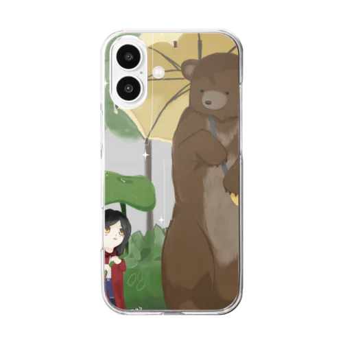 ある日の森の中 Clear Smartphone Case