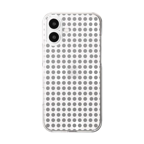 みじゅたまパンダ（グレー） Clear Smartphone Case