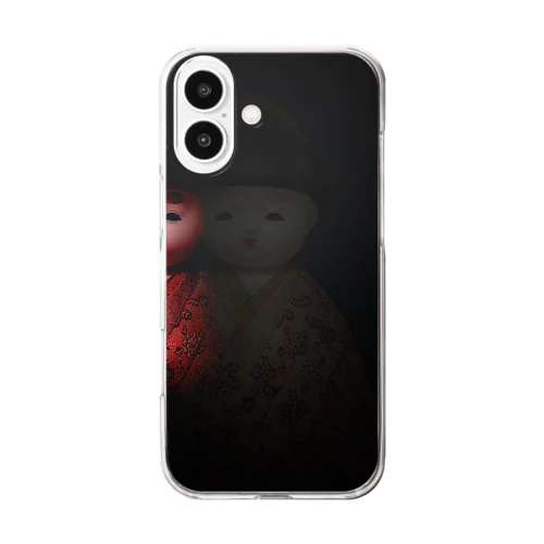 うっすらお鶴 Clear Smartphone Case