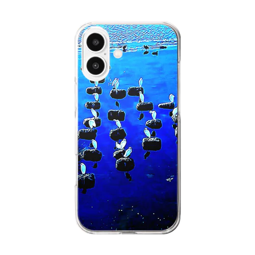 白鷺オセロ Clear Smartphone Case