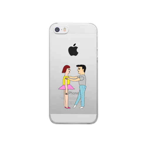 digital love Clear Smartphone Case