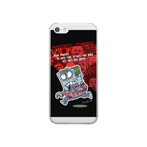 ゾンビくん(iPhone SE) Clear Smartphone Case