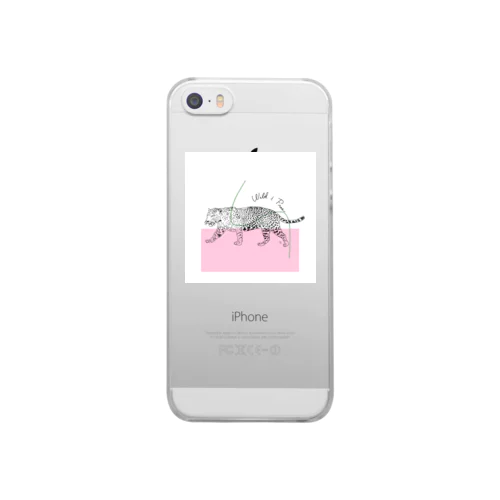 wild & free series Clear Smartphone Case