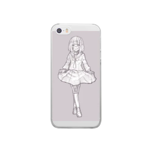 自称やみかわ系セーラー女子 Clear Smartphone Case