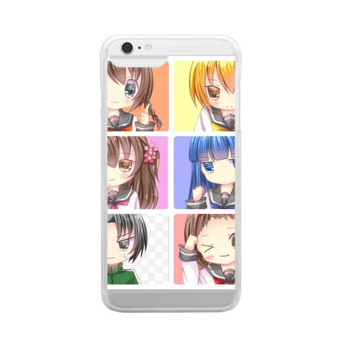 属性戦隊萌えるんジャー Clear Smartphone Case