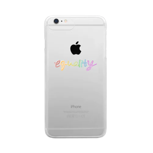 equality Clear Smartphone Case