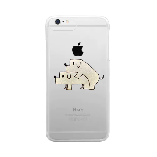 Dogs  Mating(犬の交尾) Clear Smartphone Case