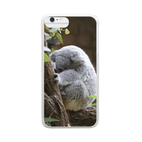 おやすみ🐨コアラ Clear Smartphone Case