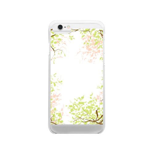 tree 春 Clear Smartphone Case