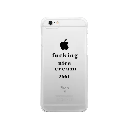 Text Logo Clear Smartphone Case
