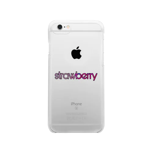 strawberry_01 Clear Smartphone Case