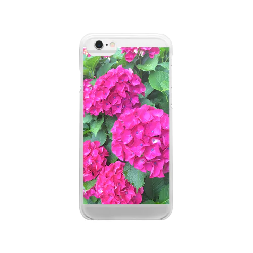 紫陽花 Clear Smartphone Case