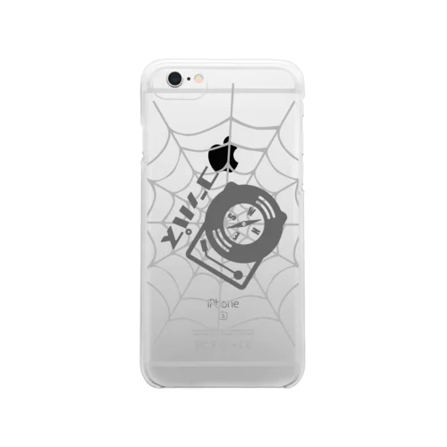 Spiderwebコンパス Clear Smartphone Case