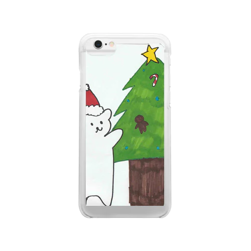 クリスマス Clear Smartphone Case