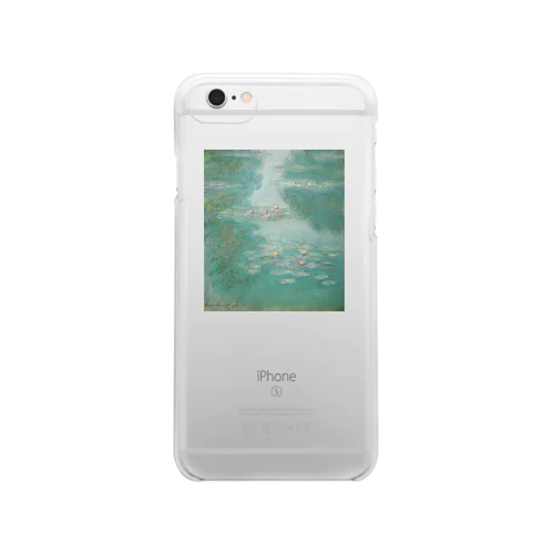 monet iphone クリアスマホケース