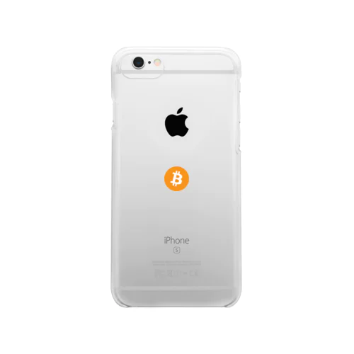 Bitcoin ビットコイン Clear Smartphone Case